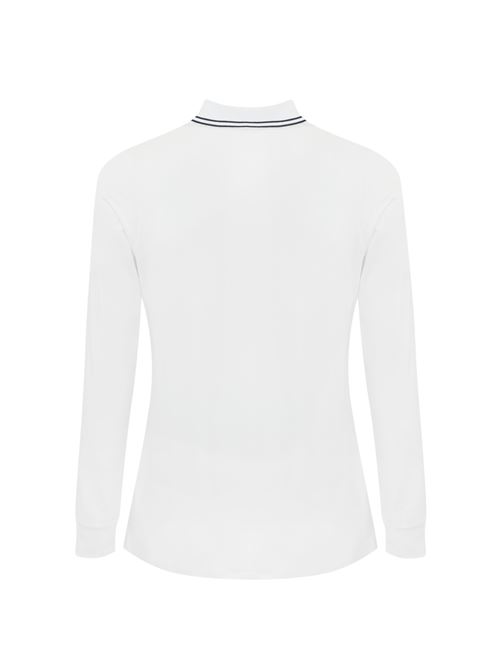 Polo 2SL18 in pique' di cotone white STONE ISLAND | 81152SL18A1001